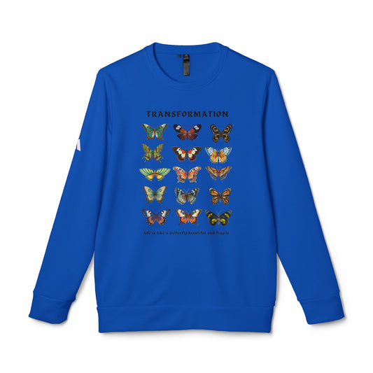 Butterfly Transformation Crewneck Sweatshirt - Unisex Fleece