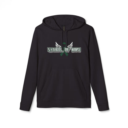 Symbol of Hope Fleece Hoodie,  Unisex Hoodie, Cozy Sweatshirt, Comfortable Casual Wear