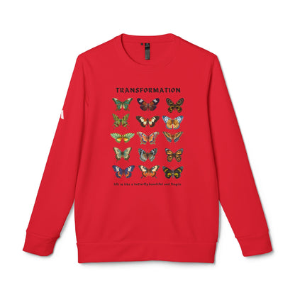 Butterfly Transformation Crewneck Sweatshirt - Unisex Fleece