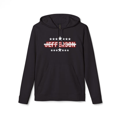 Unisex Fleece Hoodie with 'JEFFERSON' Design - Stylish & Comfortable