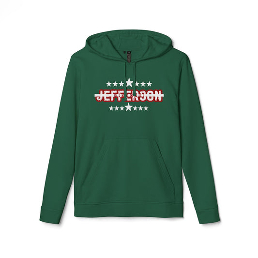 Unisex Fleece Hoodie with 'JEFFERSON' Design - Stylish & Comfortable