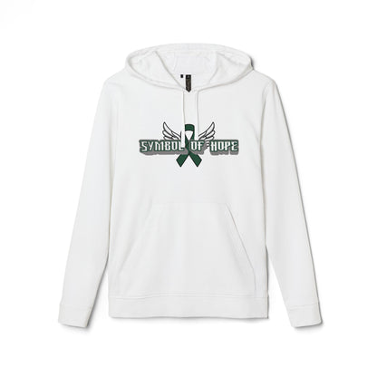 Symbol of Hope Fleece Hoodie,  Unisex Hoodie, Cozy Sweatshirt, Comfortable Casual Wear