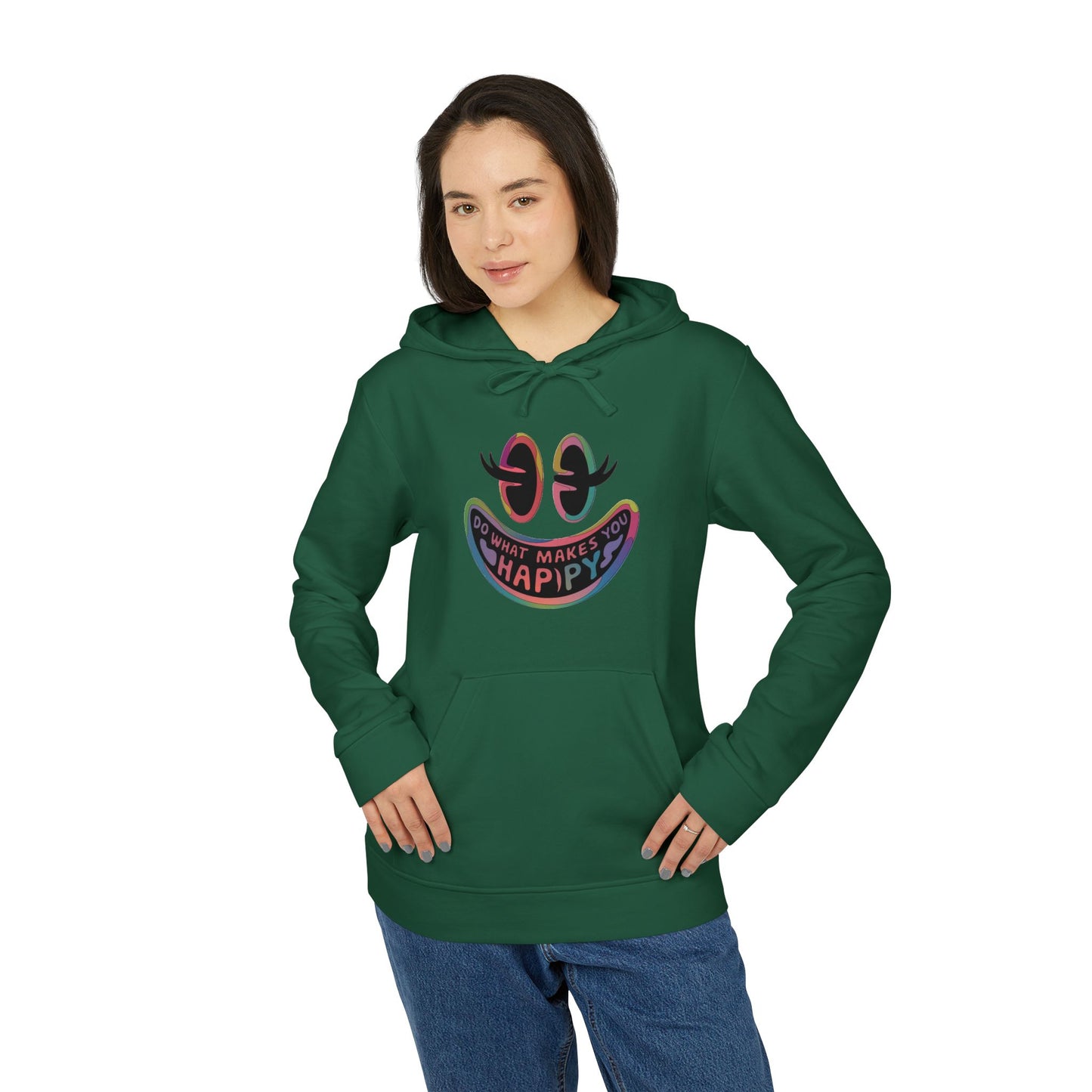 Do what makes you happy [Connerline x adidas] Unisex Fleece Hoodie