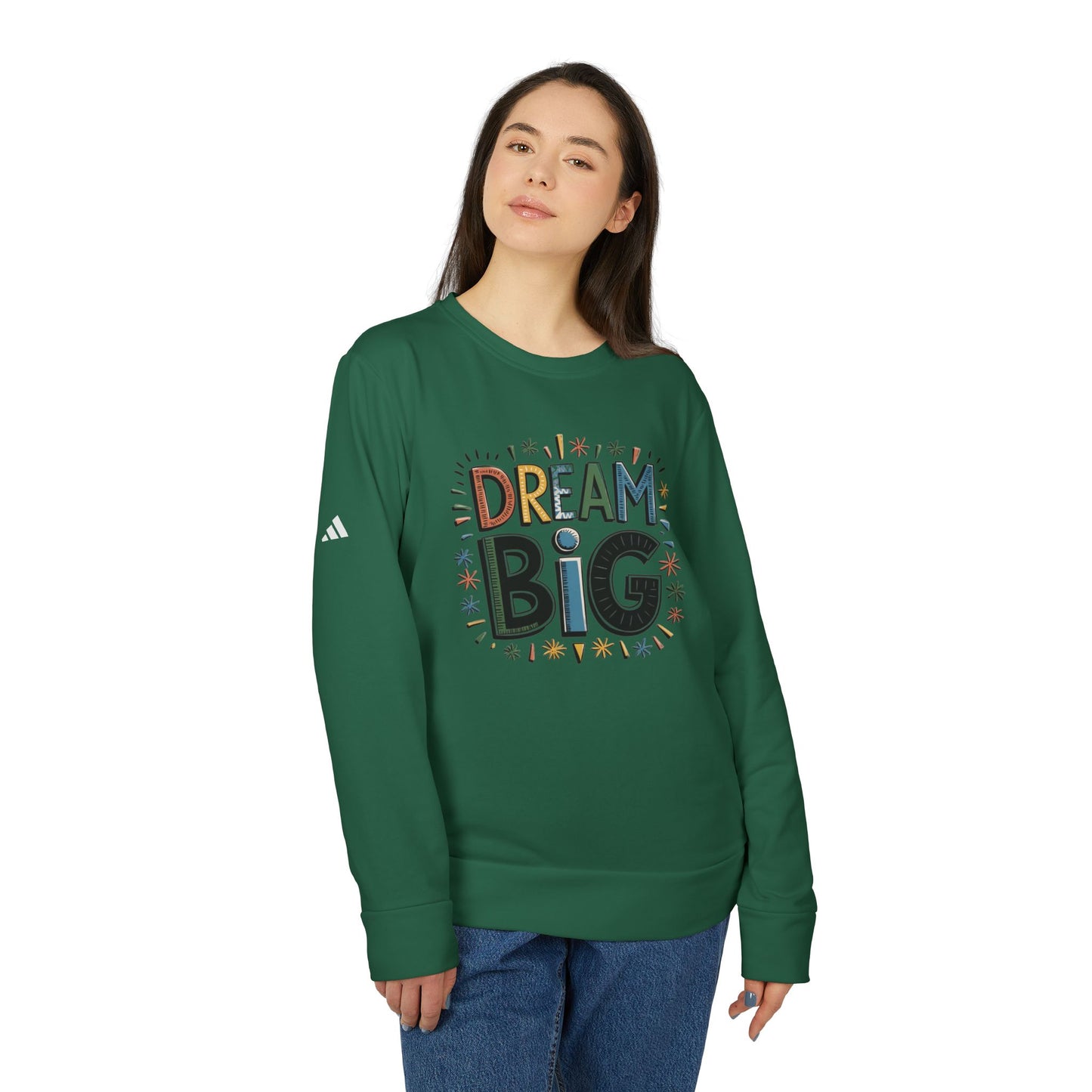 "Dream Big" Connerline x adidas Unisex Fleece Sweatshirt