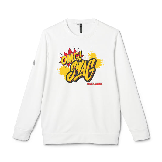 OMG! SWAG = Unisex Fleece Crewneck Sweatshirt