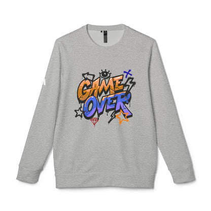 Game Over - Crewneck Sweatshirt, Casual Sweatshirt, Unisex Fleece Top, Cool Outfit