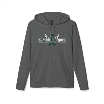 Symbol of Hope Fleece Hoodie,  Unisex Hoodie, Cozy Sweatshirt, Comfortable Casual Wear