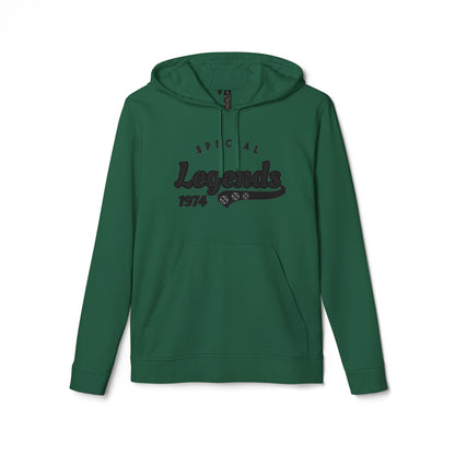 Legends 1974 Classic- Style Adidas Unisex Fleece Hoodie