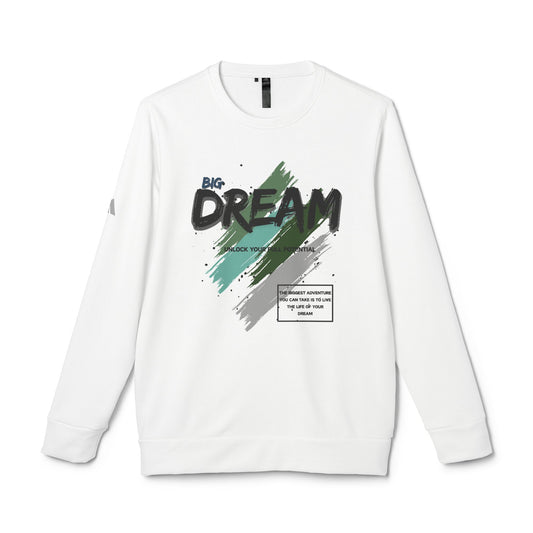 "BIG DREAM" Unisex Fleece Crewneck - Inspirational Sweatshirt