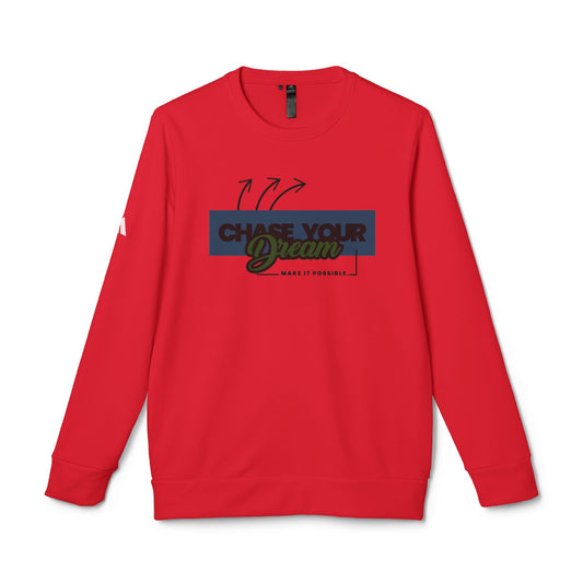'Chase Your Dreams' - Adidas Unisex Fleece Crewneck Sweatshirt