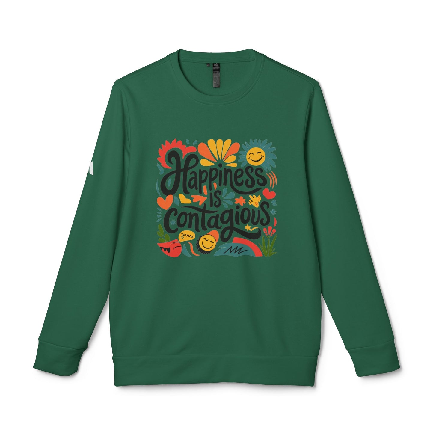 Fleece Sweatshirt - Happiness is Contagious Connerline x adidas