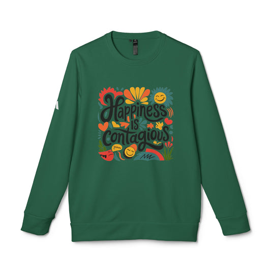 Fleece Sweatshirt - Happiness is Contagious Connerline x adidas