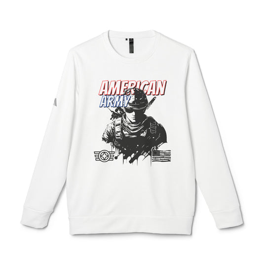 American Army Fleece Sweatshirt - Unisex Military Heritage Crewneck